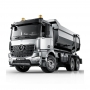 Autocarro con cassone ribaltabile Double E Mercedes-Benz Arocs in scala 1:20 RTR