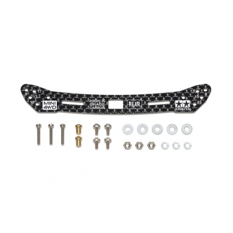 Tamiya 15549 PIASTRA LARGA POSTERIORE 2mm Mini 4wd