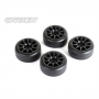 CARTEN M-Drift Tyres + wheels 10 spoke black +1mm (4)