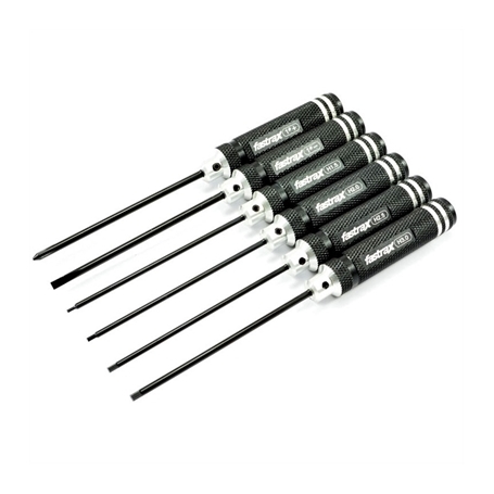 FASTRAX Team Tool Metric Screwdriver set cacciaviti esagonali e taglio croce (6pz)