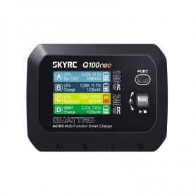 SKYRC Q100 Neo Caricabatterie 4 Uscite 6A. 100W AC/DC 1-6S SKYRC Q100 Neo Caricabatterie 4 Uscite 6A. 100W AC/DC 1-6S