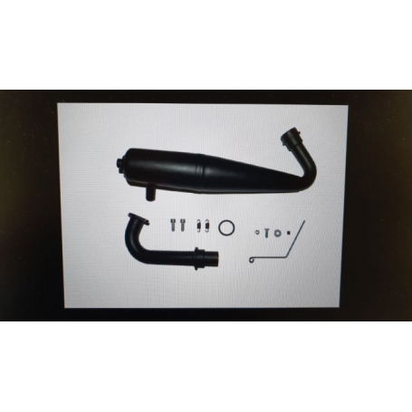 kit marmitta laterale GB Club per motore Zenoah e similare EH1420
