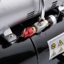 FENGDA AS-186 Airbrush mini compressor with air reservoir, single piston oil-free compressor