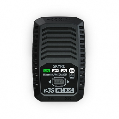 Caricabatterie SkyRC e3s LiPo 2-3s 2,2A 20W Charger