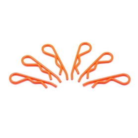 Clip Carrozzeria Per 1/8 Rosso Fluo ARROWMAX