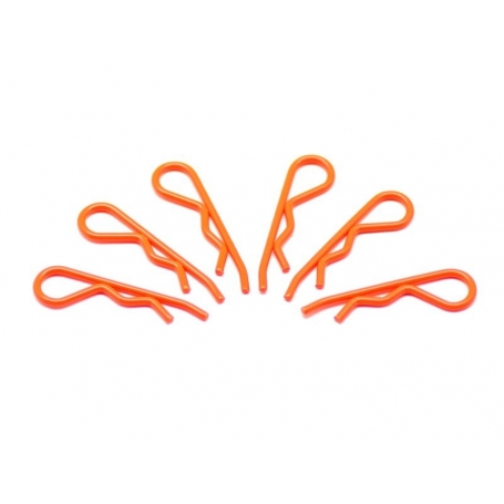 Clip Carrozzeria Per 1/8 Rosso Fluo ARROWMAX