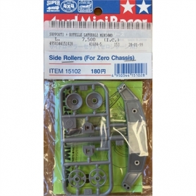 TAMIYA 15102 RICAMBI SUPPORTI + ROTELLE LATERALI Mini 4wd