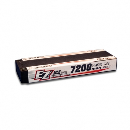 Ezpower Lipo 7200mah ULCG 7,6v 2s 140/70c HV PRO Ice Series - 5mm