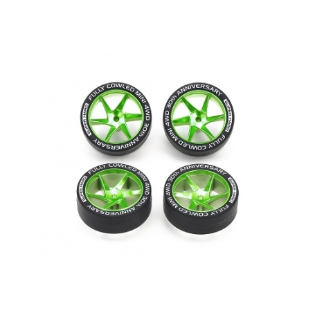 SET CERCHI VERDI GOMME DURE 30° ANNIVERSARIO