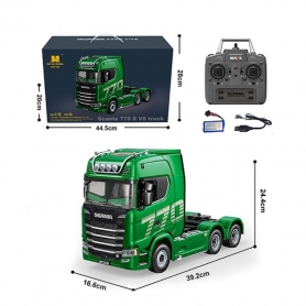 CAMION SCANIA 770S V8 1:18 VERDE