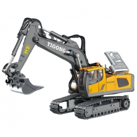 ESCAVATORE RC 11CH SCALA 1/20 PARTI IN METALLO