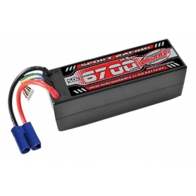 TEAM CORALLY POWERRACING 60C 6700MAH 14,8V EC5 HC