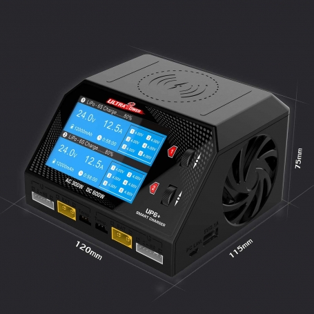 Ultra Power UP6+ Dual Channel AC/DC Smart Balance Charger 600W 16A.