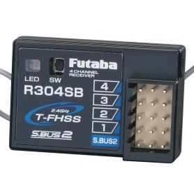 FUTABA Ricevente RX R304SB 2,4G Telemetry 4PLS