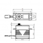 SERVOCOMANDO SAVOX SB-2290 CASSA IN ALLUMINIO