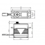 SERVOCOMANDO SAVOX SB-2292 CASSA IN ALLUMINIO