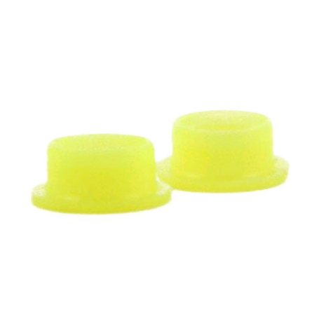 guarnizione in silicone x scarico posteriore 2,5 giallo (2pz)