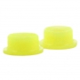 guarnizione in silicone x scarico posteriore 2,5 giallo (2pz)