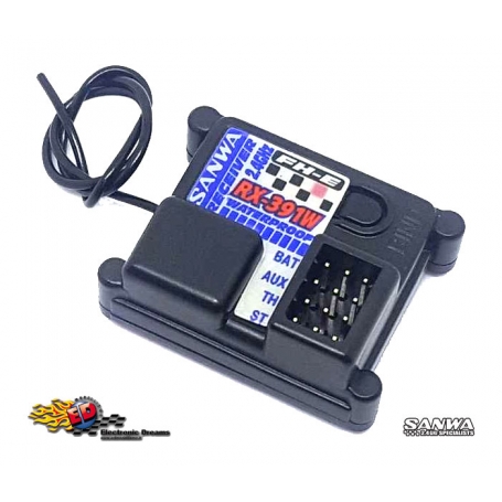 sanwa ricevente rx car 391w waterproof fh3 fh-e 3ch