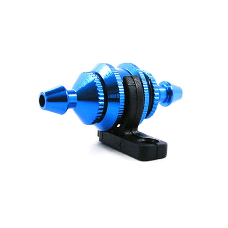 filtro miscela round type piccolo con supporto colore blu