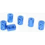 collarini x leveraggi doppio bloccaggio in alluminio (6) blu