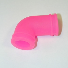 raccordo filtro aria 1/8 in silicone rosa