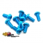 yeah racing viti in alluminio 7075 testa bombata 3x6mm blu (10)