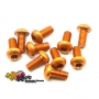 yeah racing viti in alluminio 7075 testa bombata 3x6mm orange (10)