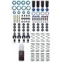 yeah racing set ammortizzatori 60mm per 1/10 off road car (4) blu