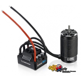 ezrun combo max6 v3 160a. + ezrun-sl-4985-1650kv -1/6 off-road monster truggy - light load 38010801