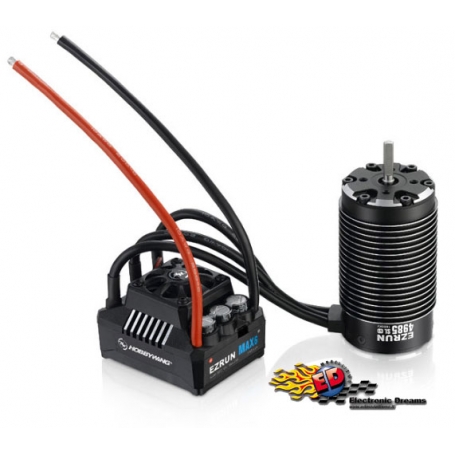 ezrun combo max6 v3 160a. + ezrun-sl-4985-1650kv -1/6 off-road monster truggy - light load 38010801