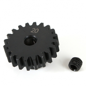 k-factory pignone 20t m1 5mm in acciaio per elettrico