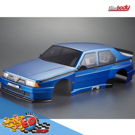 killerbody carrozzeria alfa romeo 75 turbo evoluzione blue