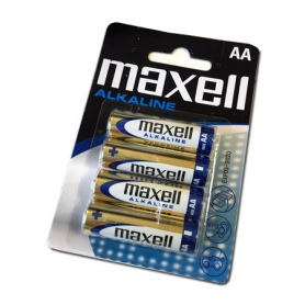 maxell pila stilo aa alkalina 1,5v (blister 4pz)