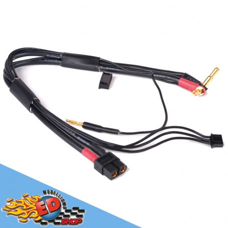 monkeykingrc cavo professionale per ricarica batterie xt60-2sxh 30mm nero 30cm 12awg