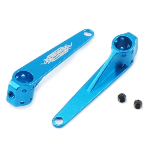 Yeah Racing supporti carrozzeria posteriori Hi down-force V2.0 in alluminio BLU regolabili