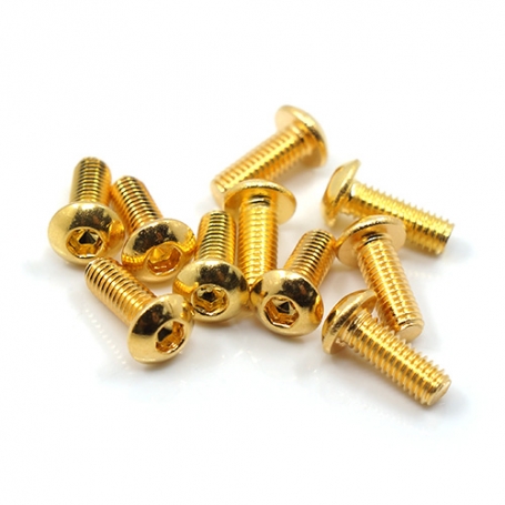 yeah racing viti in acciaio grado 12.9 placcate oro 24k testa svasata 3x6mm (10)