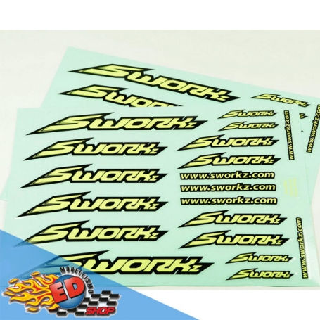 sworkz speed logo sticker (pushbar)(fy)(2pc)