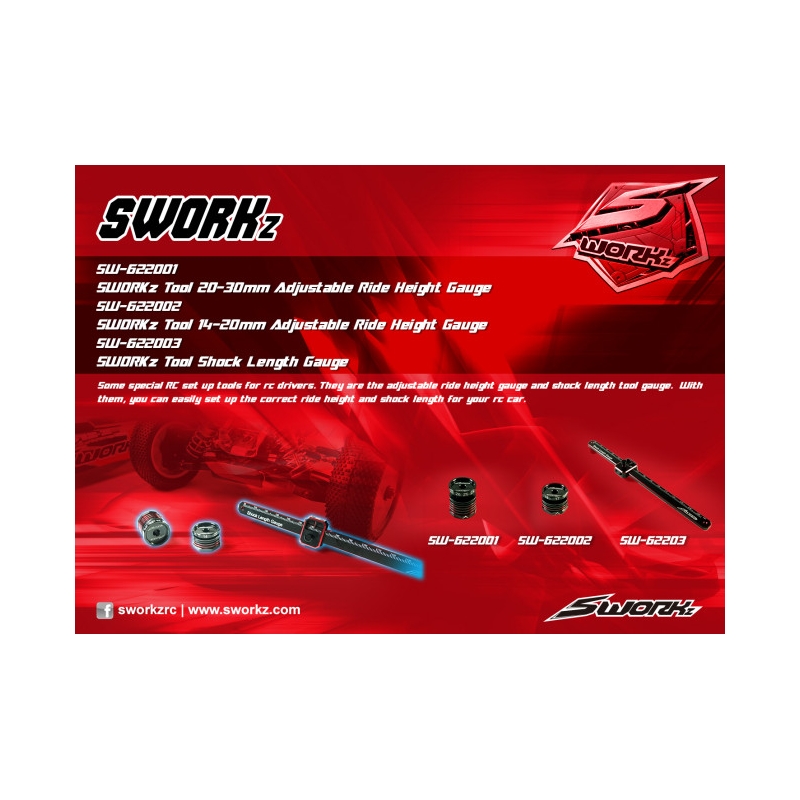 Sworkz tool shock length gauge