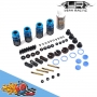 yeah racing set ammortizzatori 50mm per 1/10 drift spec (4) blu