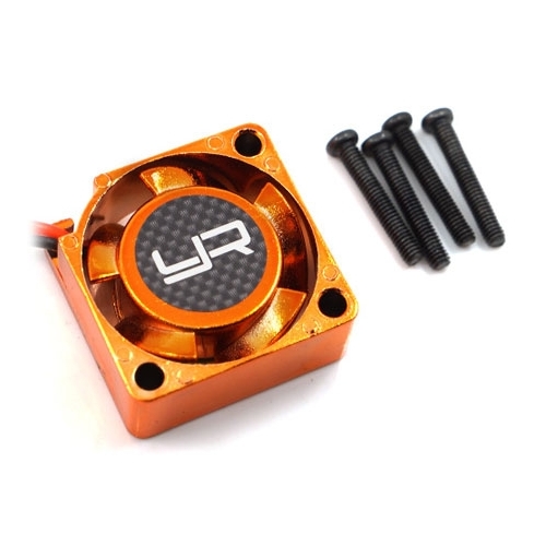 Yeah Racing Ventola Tornado High-Speed 25×25 per ESC 5~7.2V./0.28A 15.000rpm ARANCIO