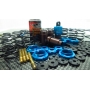 yeah racing set ammortizzatori 50mm per 1/10 drift spec (4) blu