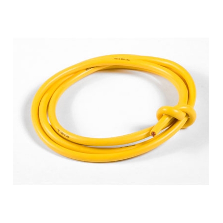 tq racing tq13 cavo in silicone e conduttore in rame 13awg giallo (cm 91,5) 1290 filamenti