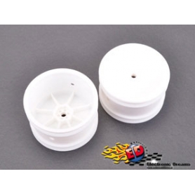 1/10 off-road cerchio posteriore bianco esagono 12mm