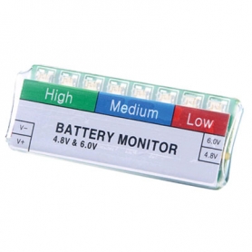 venom battery monitor 4,8v. 6,0v.