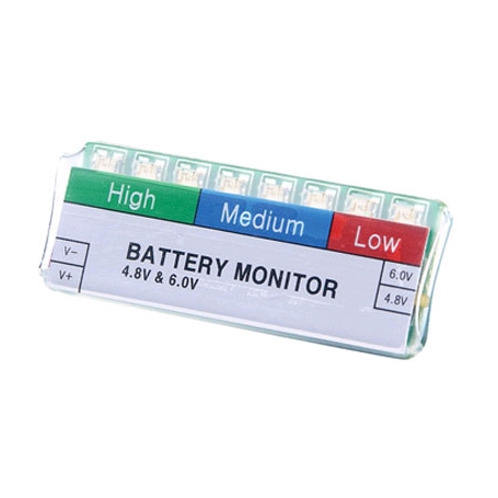 venom battery monitor 4,8v. 6,0v.
