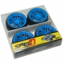 yeah racing spec d gomme da drift offset +6 con cerchio 7 raggi sdoppiati blu