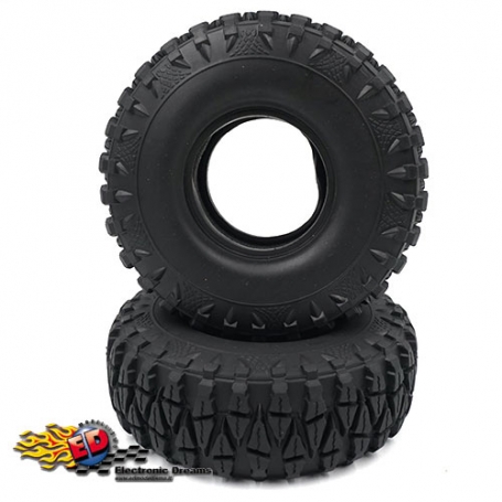 yeah racing gomme 1.9inch mescola morbida con inserti x scaler crawler (2) (diametro esterno 115)