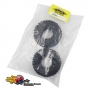 yeah racing gomme 1.9inch mescola morbida con inserti x scaler crawler (2) (diametro esterno 115)