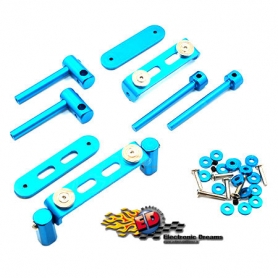 xtra speed supporti carrozzerie regolabili magnetici per drift blu